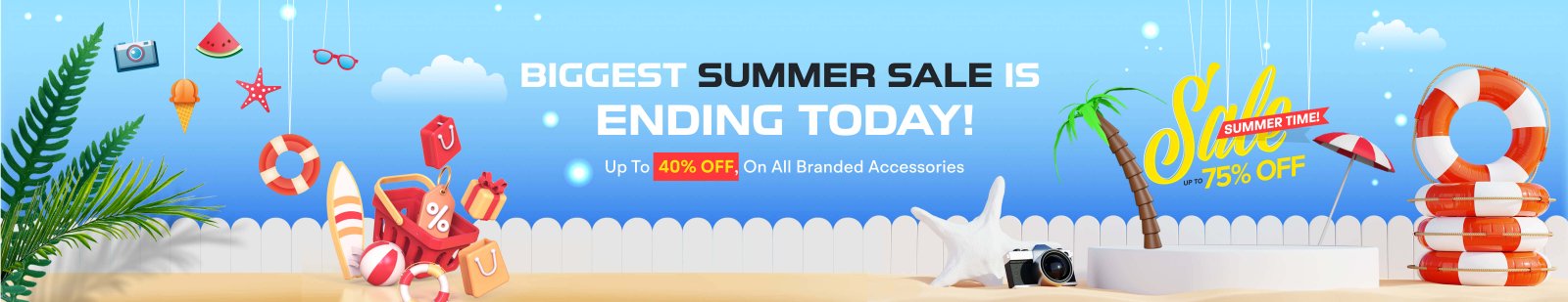 Biggest summer sale ending today